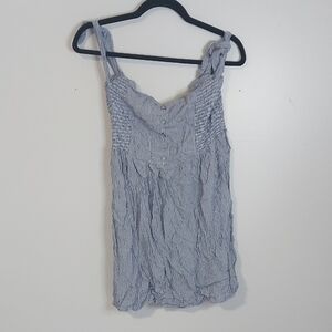 Striped Sleeveless Top American Eagle Large